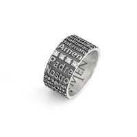 Ringe Amen Padre Nostro in Silber Zirconia RPN-14 - RPN-22